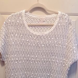 Chico’s white top. Size 3